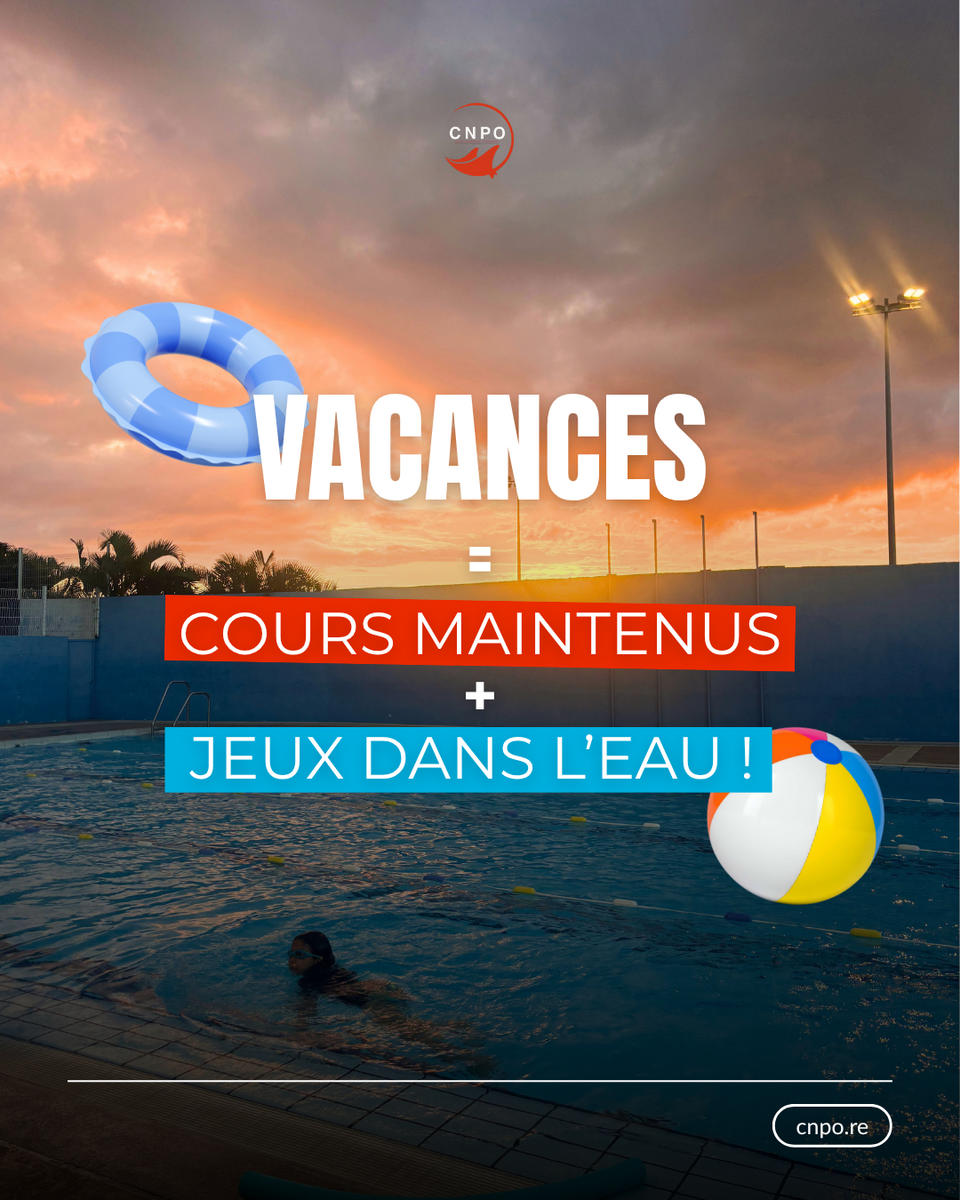 Les vacances au CNPO : les cours continuent, version jeux dans l'eau !