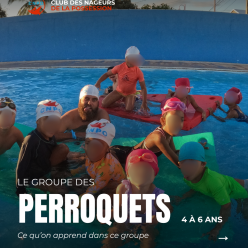 Les Poissons Perroquets : le groupe des 4 à 6 ans au CNPO